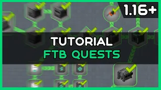 tutorial FTB Quests | Minecraft 1.16+