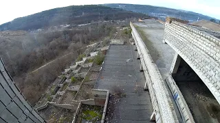 Заброшенный санаторий "Каскад". г. Кисловодск. Abandoned sanatorium "Cascade" Kislovodsk.