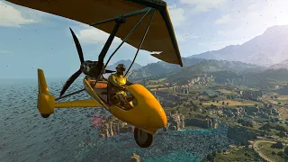 Flying Airplane In Dying Light