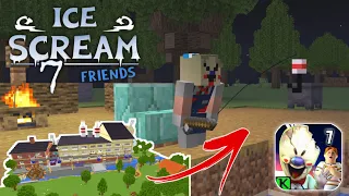 ICE SCREAM 7 BACKYARD | ROD FISHING | ICE SCREAM 7 IN MINECRAFT