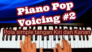 Voicing Chord Piano Pop Simple Pemula