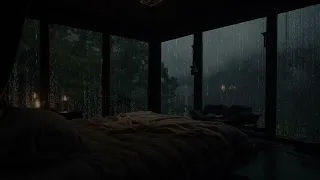 Say Goodbye To Stress And Insomnia With Heavy Rain Sounds | Rain On Window for Sleep, Relax, Focus