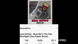 Lana del rey - Meet me in the pale moonlight reversed