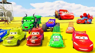 Crazy Track - Race All Disney Cars Lightning McQueen & Superheroes Jackson Storm Chick Hicks Racing