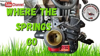 #Short​​ How Governor Springs Go On A Briggs And Stratton 35 Classic