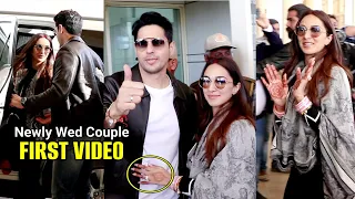 Sidharth Malhotra And Kiara Advani FIRST VIDEO After Marriage As Husband And Wife In Jaisalmer