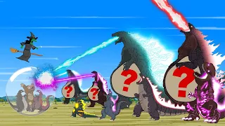 TEAM SHIN GODZILLA ATOMIC BREATH: Rescue GODZILLA & KING KONG | Godzilla Cartoon Compilation