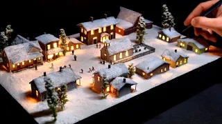 I Made a Cozy Little Christmas Village