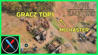 Mongołowie vs gracz TOP1 w rankingu - [PL] Age of Empires 4 Multiplayer