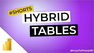 Hybrid Tables in Power BI #Shorts