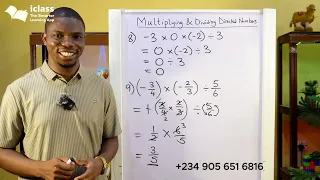 Multiplication and Division of Directed Numbers