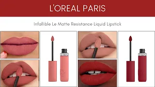 L'Oreal Paris Infallible Le Matte Resistance Liquid Lipstick