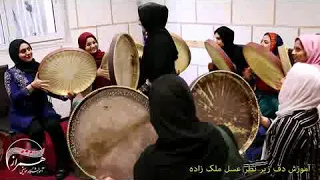 " Asal malekzadeh " with some of her students