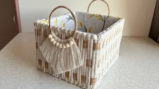 I SAW IT IN AN EXPENSIVE STORE AND MADE ITSELF FROM BOXES 💥STORAGE BASKET