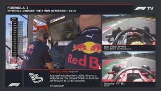 Max Verstappen chasing Charles Leclerc | 2019 Austrian GP