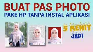 Cara Cepat Buat Pas Foto Sendiri di HP Android Tanpa Harus Install Aplikasi