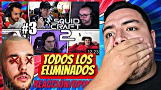 REACCIÓN a TODAS las MUERTES de SQUID GAMES días 3 🔥💀 el día más POLÉMICO! 🥲