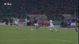 Roberto Baggio Italy vs Czechoslowakia 2-0 First Round World Cup 1990 Dutch commentary