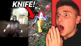 The CREEPIEST CLOWN VIDEOS You Will EVER SEE ON YOUTUBE 2! (TERRIFYING)