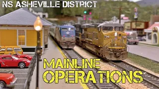 REALISTIC OPERATIONS - NS Asheville District Layout in HO Scale