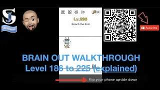 Brain Out    Can you pass it? Walkthrough Level 186 to 225 Solutions explained