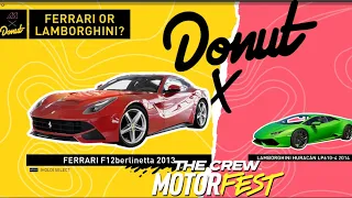 The Crew Motorfest | Donut Ferrari OR Lamborghini