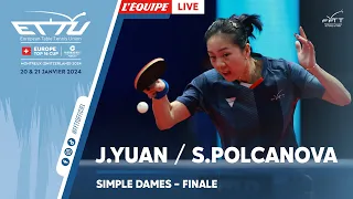 Jianan YUAN vs Sofia POLCANOVA | TOP16 Européen | Finale