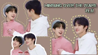 Minsung over the years pt.11 because Want So Bad reminds Han of Lee Know