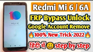 Redmi 6  Frp Bypass without pc Youtube Update  new trick 100% ok @TechnologyGyan​