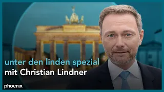 'unter den linden spezial' mit Christian Lindner (Spitzenkandidat FDP)