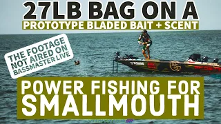 POWER FISHING for Smallies with HEAVY Tackle & Using SCENT to sight fish