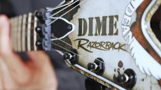 One of Kind Guitar Unboxing - Dean Razorback Rust Dimebag Darrell RZR RUST Custom - Review Central