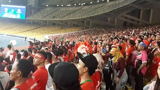 Aksi Ultras Garuda Di Bukit Jalil "PIALA ASIA 2018 MALAYSIA"