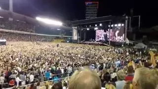 Bruce Springsteen 23/7 2016 Ullevi Gothenburg, final encore.