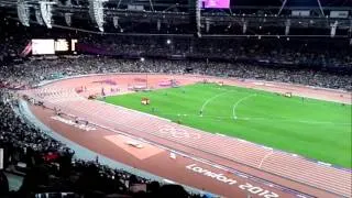 Bolt's 100m 9.63 seconds at London 2012