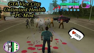 GTA Vice City Unlimited Health Mod For PC & Laptop