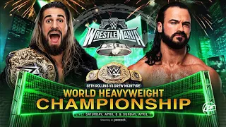 WWE 2K24 | Seth Rollins Vs Drew McIntyre - World Heavyweight Championship | WrestleMania 40