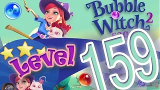 How to beat Bubble Witch Saga 2 Level 159 - 3 Stars - No Boosters - 103,015pts