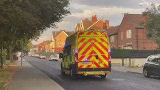 North West Ambulance Service / Double Crewed Ambulance / Light And Siren Response / Fiat Ducato