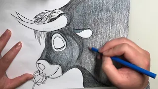 How to Draw Ferdinand 🐮🌷