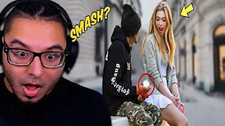TopNotch Idiots - Smashing HOT College Girls on Campus! (MUST WATCH) | REACTION