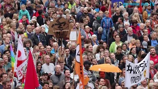 #wirsindmehr-Demo in Marburg