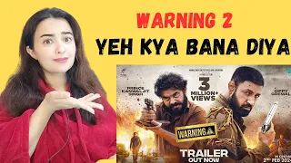 warning 2 trailer  REACTION REVIEW