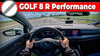 Golf 8 R Performance Top Speed | Launch Control | Pure Sound | Autobahn 280+km/h