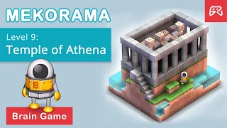 Mekorama Level 9 - Temple of Athena walkthrough gameplay - Episode 9 | Game Zone