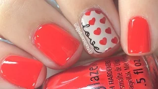 Love Nails Using Bundle Monster and elleandish Stamping Plate