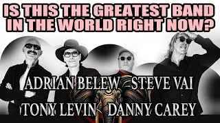 BELEW - VAI - LEVIN - CAREY | The greatest band in the world right now?