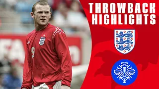 Rooney Rocket Inspires Goal Rout | England 6-1 Iceland | Throwback Highlights | England