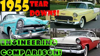 [Dealer Film] 1955 Plymouth engineering vs Chevy/Ford, Under the Forward Look!  Tear EM APART!