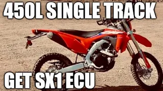 CRF450RL GET SX1 Tight Woods Riding | Does It Tractor Now?